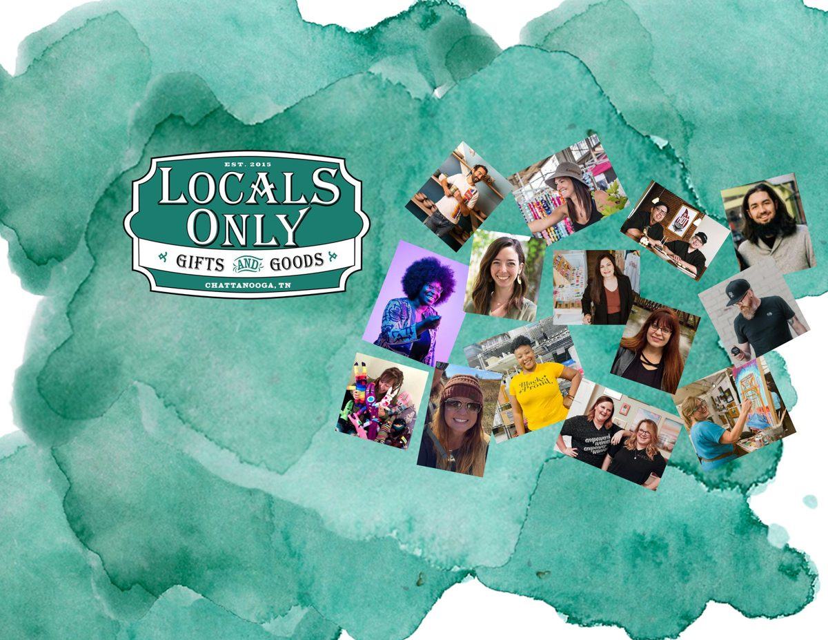 Locals Only Gifts and Goods store display in Chattanooga